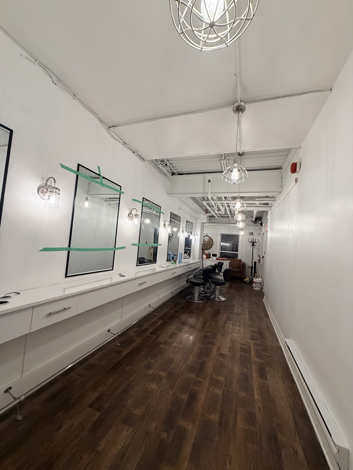 Commercial flooring and finish work